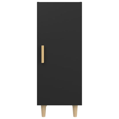 Sideboard Schwarz 34,5x34x90 cm Holzwerkstoff