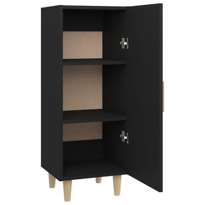 Sideboard Schwarz 34,5x34x90 cm Holzwerkstoff