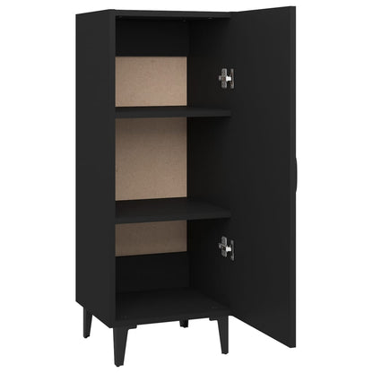 Sideboard Schwarz 34,5x34x90 cm Holzwerkstoff