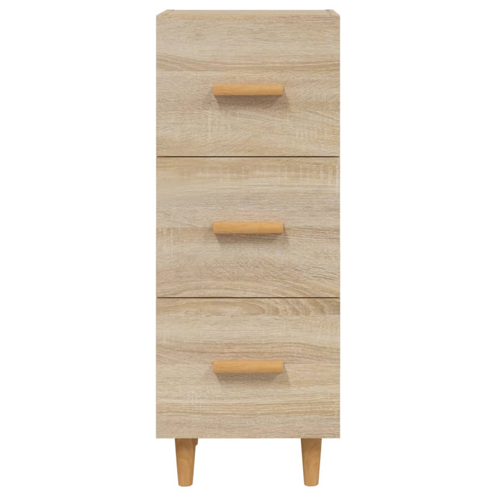 Sideboard Sonoma-Eiche 34,5x34x90 cm Holzwerkstoff