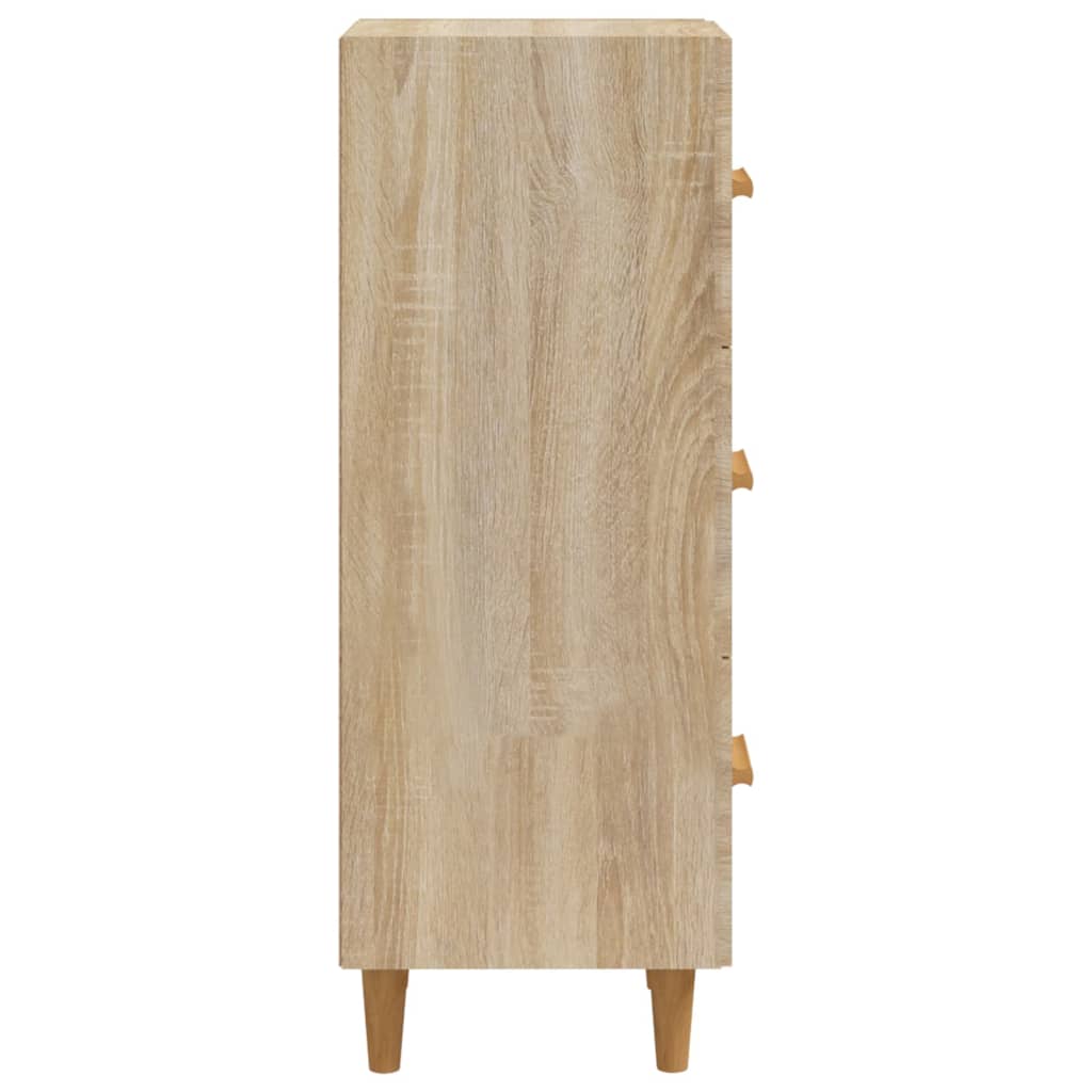 Sideboard Sonoma-Eiche 34,5x34x90 cm Holzwerkstoff