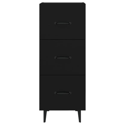 Sideboard Schwarz 34,5x34x90 cm Holzwerkstoff