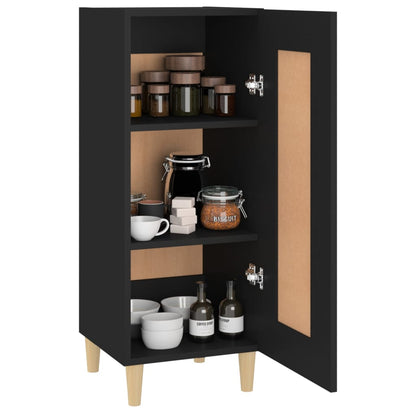 Sideboard Schwarz 34,5x34x90 cm Holzwerkstoff