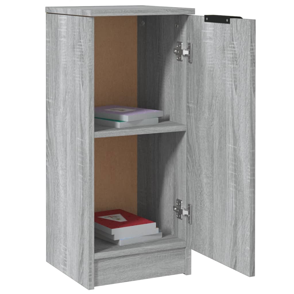 Sideboards 2 Stk. Grau Sonoma 30x30x70 cm Holzwerkstoff