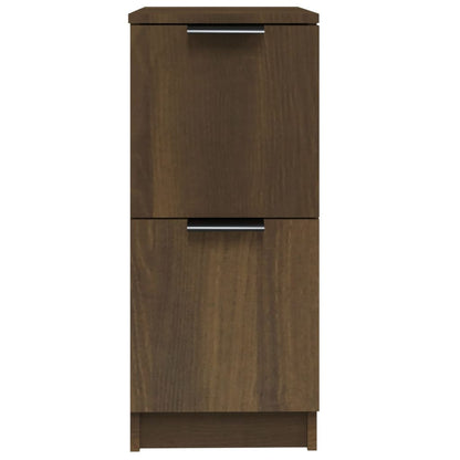 Sideboards 2 Stk. Braun Eichen-Optik 30x30x70 cm Holzwerkstoff