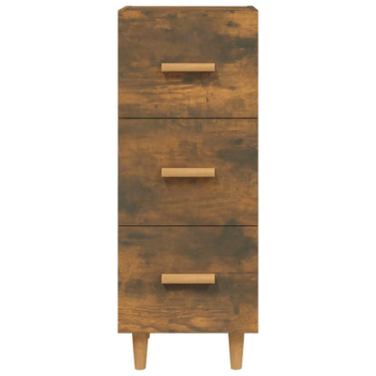 Sideboard Räuchereiche 34,5x34x90 cm Holzwerkstoff