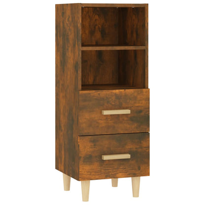 Sideboard Räuchereiche 34,5x34x90 cm Holzwerkstoff