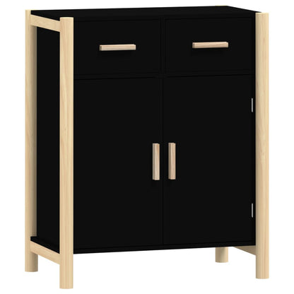 Sideboard Schwarz 62x38x75 cm Holzwerkstoff