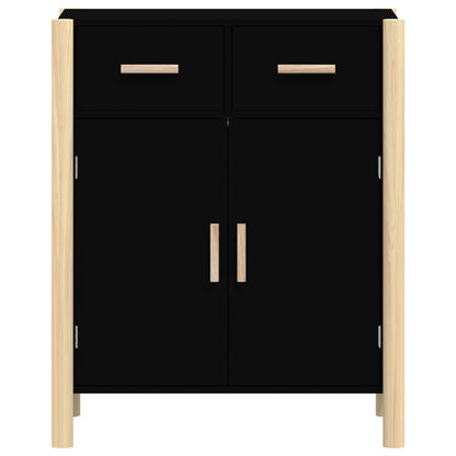 Sideboard Schwarz 62x38x75 cm Holzwerkstoff