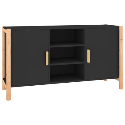 Sideboard Schwarz 107x38x60 cm Holzwerkstoff