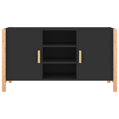 Sideboard Schwarz 107x38x60 cm Holzwerkstoff