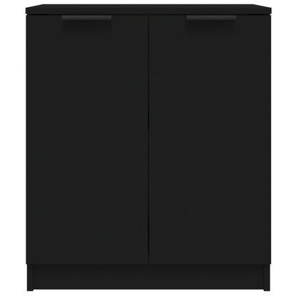 Sideboards 2 Stk. Schwarz 60x30x70 cm Holzwerkstoff