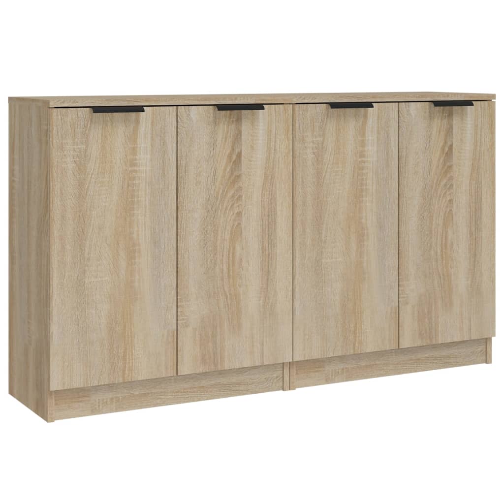 Sideboards 2 Stk. Sonoma-Eiche 60x30x70 cm Holzwerkstoff