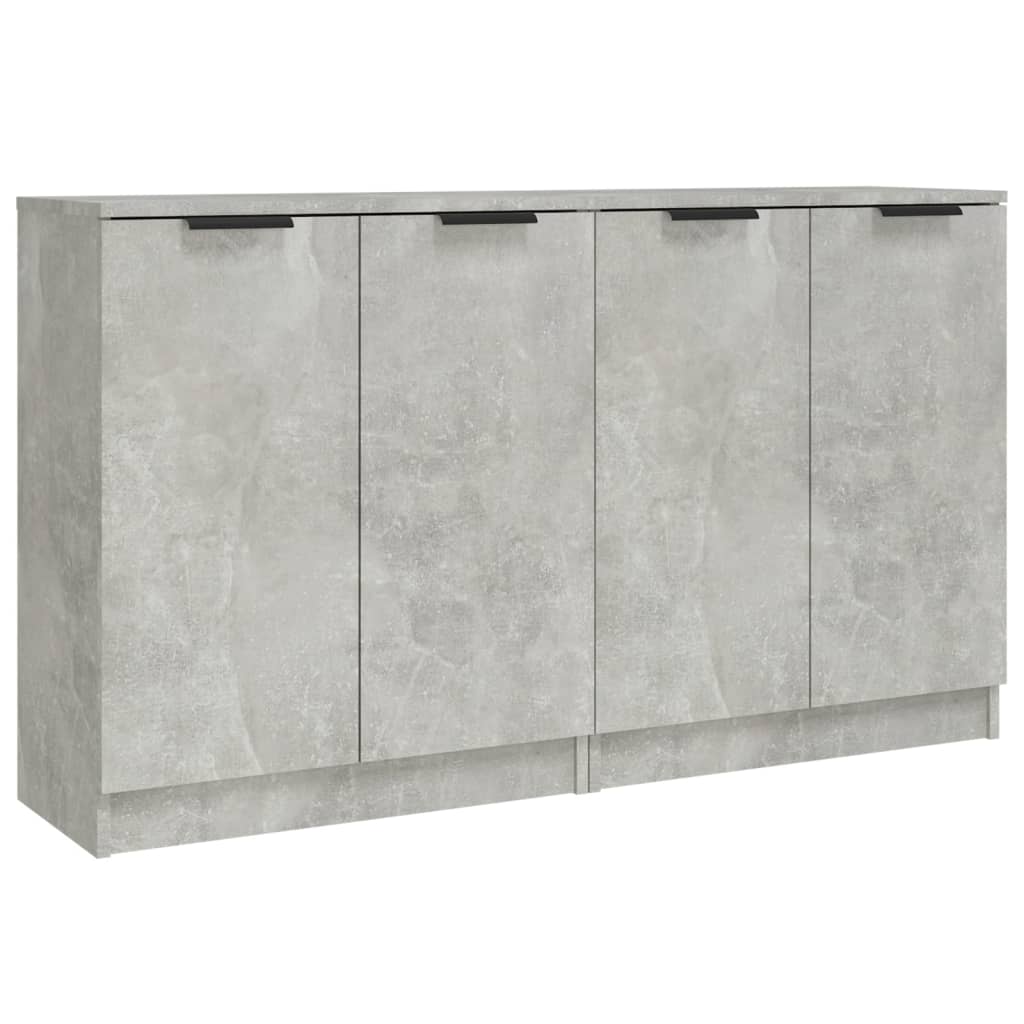 Sideboards 2 Stk. Betongrau 60x30x70 cm Holzwerkstoff