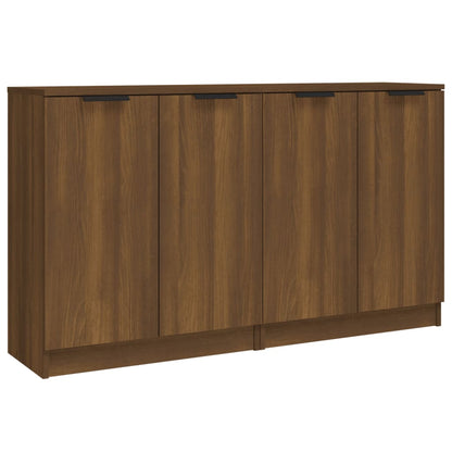 Sideboards 2 Stk. Braun Eichen-Optik 60x30x70 cm Holzwerkstoff