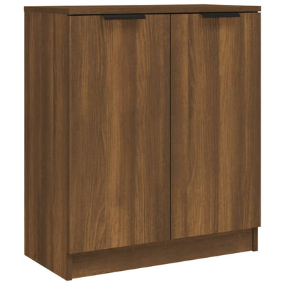 Sideboards 2 Stk. Braun Eichen-Optik 60x30x70 cm Holzwerkstoff