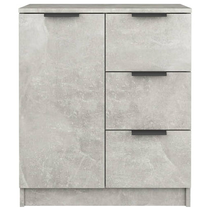 Sideboards 2 Stk. Betongrau 60x30x70 cm Holzwerkstoff