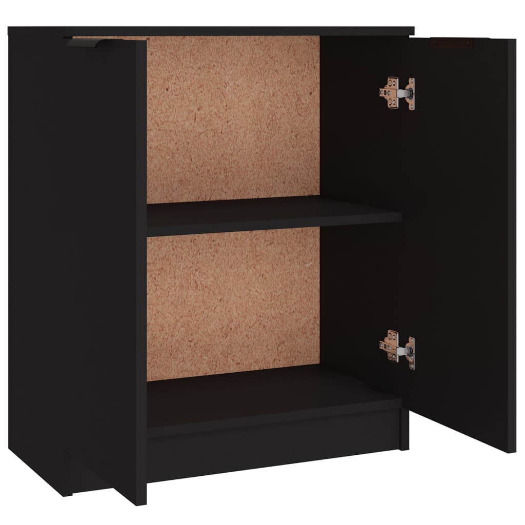 Sideboards 3 Stk. Schwarz Holzwerkstoff