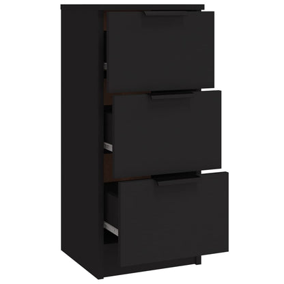 Sideboards 3 Stk. Schwarz Holzwerkstoff