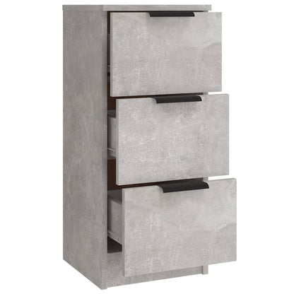 Sideboards 3 Stk. Betongrau Holzwerkstoff