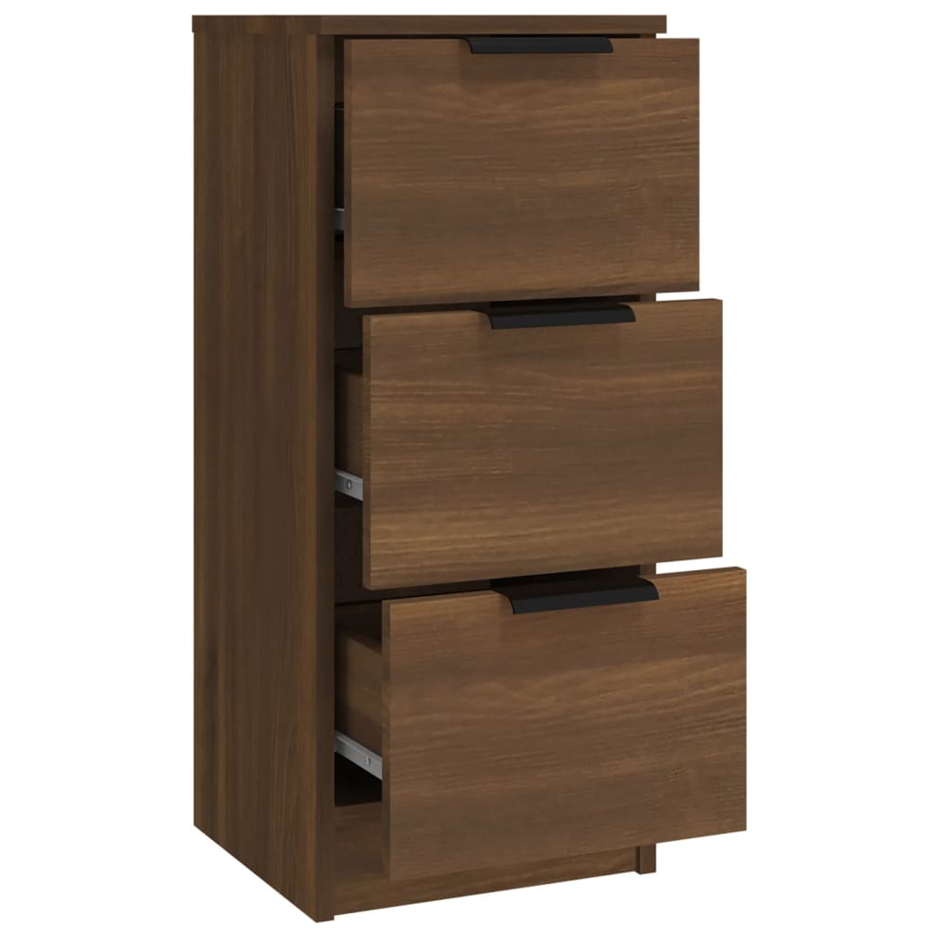 Sideboards 3 Stk. Braun Eichen-Optik Holzwerkstoff