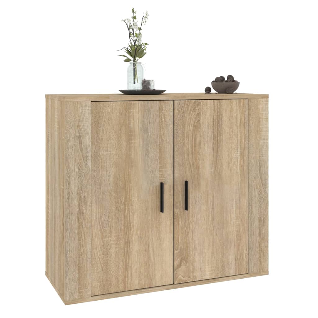 Sideboard Sonoma-Eiche 80x33x70 cm Holzwerkstoff