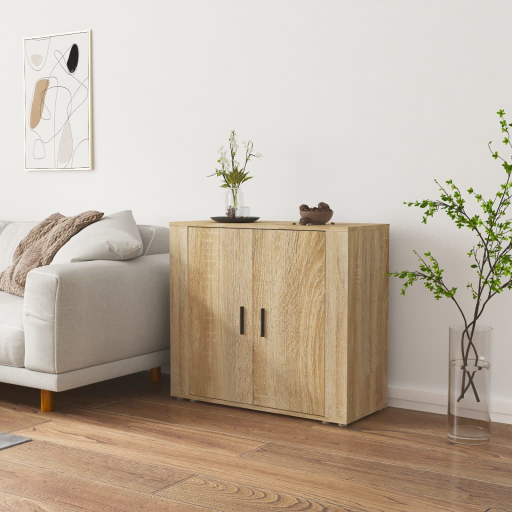 Sideboard Sonoma-Eiche 80x33x70 cm Holzwerkstoff