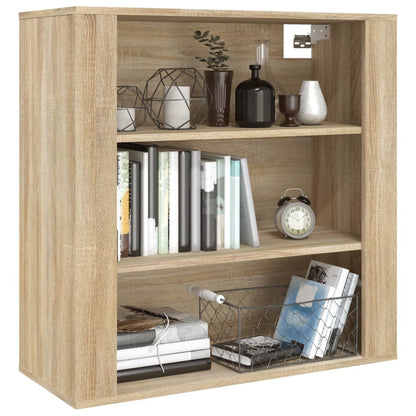 Wandschrank Sonoma-Eiche 80x33x80 cm Holzwerkstoff