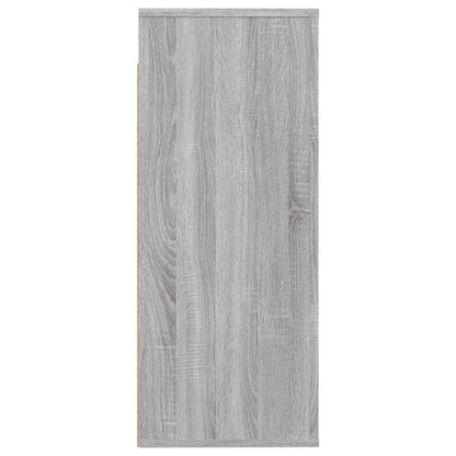 Wandschrank Grau Sonoma 80x33x80 cm Holzwerkstoff