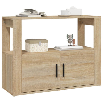 Sideboard Sonoma-Eiche 80x30x60 cm Holzwerkstoff