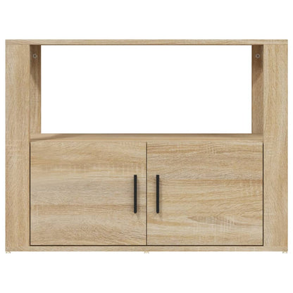 Sideboard Sonoma-Eiche 80x30x60 cm Holzwerkstoff