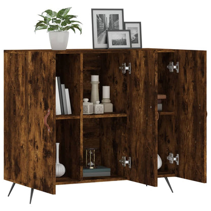 Sideboard Räuchereiche 90x34x80 cm Holzwerkstoff