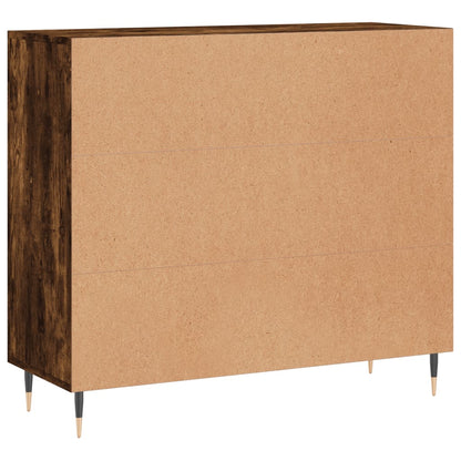 Sideboard Räuchereiche 90x34x80 cm Holzwerkstoff