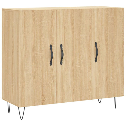 Sideboard Sonoma-Eiche 90x34x80 cm Holzwerkstoff