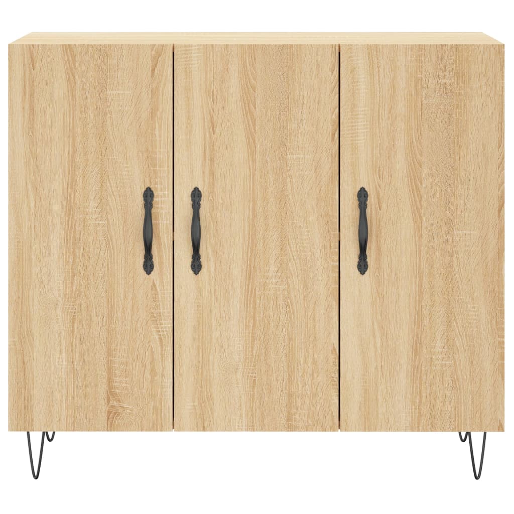 Sideboard Sonoma-Eiche 90x34x80 cm Holzwerkstoff