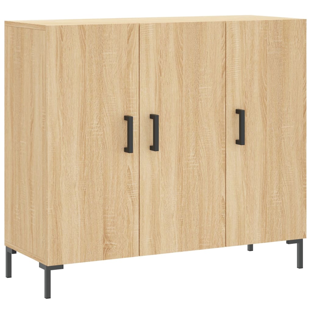 Sideboard Sonoma-Eiche 90x34x80 cm Holzwerkstoff