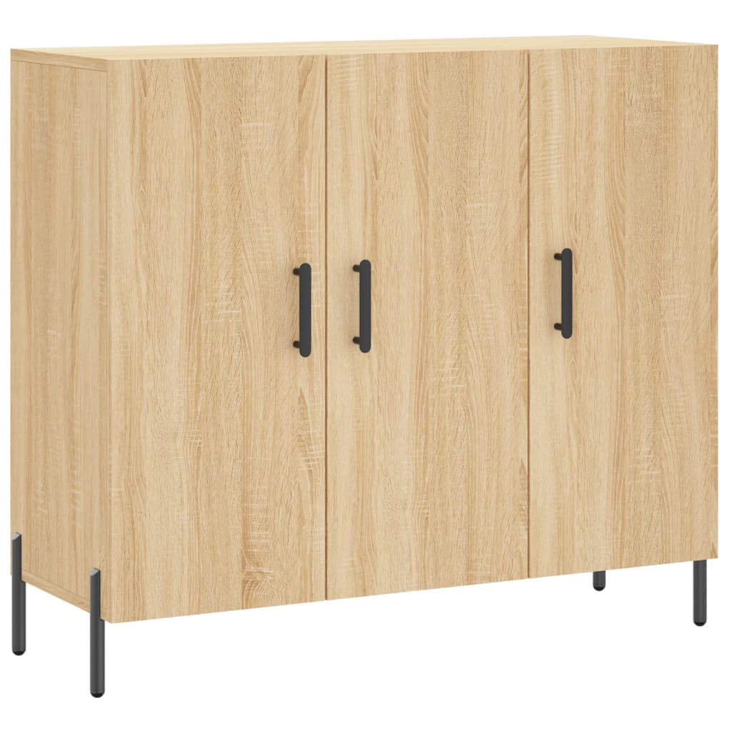 Sideboard Sonoma-Eiche 90x34x80 cm Holzwerkstoff