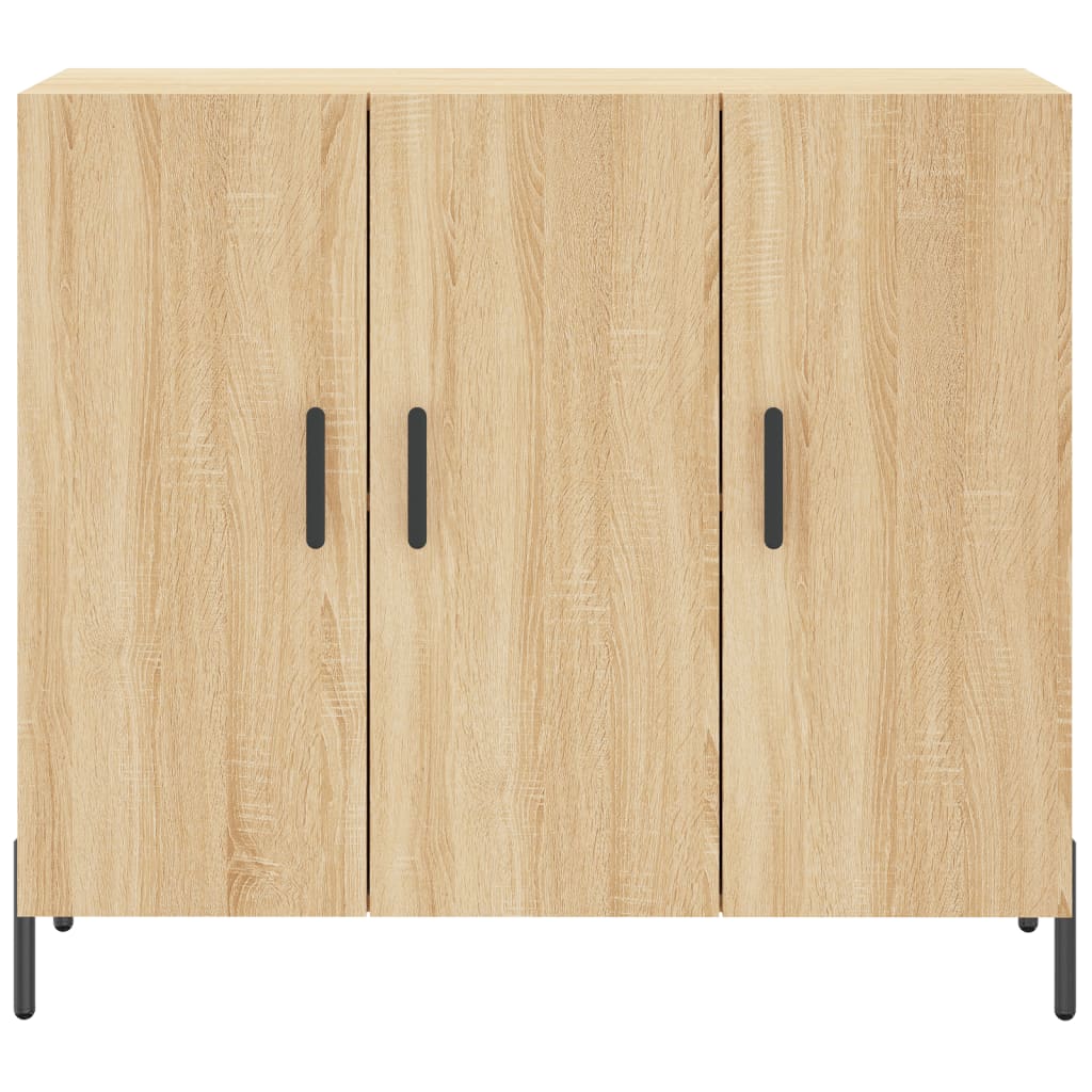 Sideboard Sonoma-Eiche 90x34x80 cm Holzwerkstoff