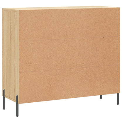 Sideboard Sonoma-Eiche 90x34x80 cm Holzwerkstoff