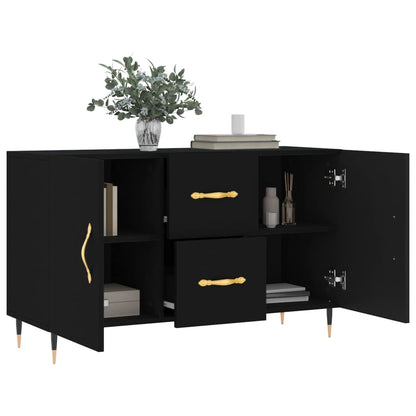 Sideboard Schwarz 100x36x60 cm Holzwerkstoff