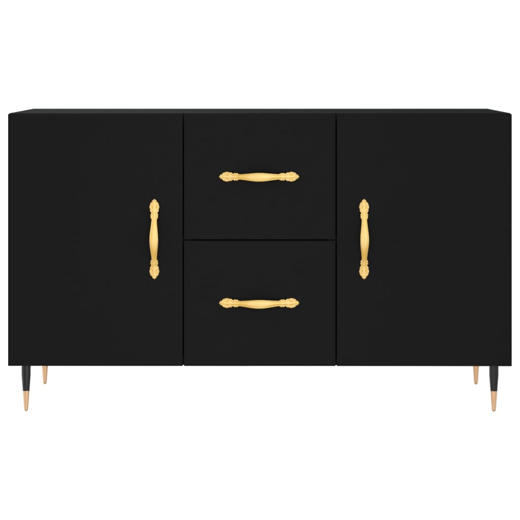 Sideboard Schwarz 100x36x60 cm Holzwerkstoff