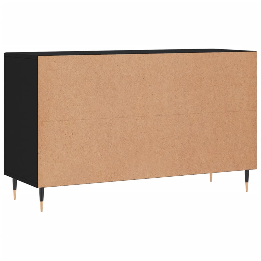 Sideboard Schwarz 100x36x60 cm Holzwerkstoff