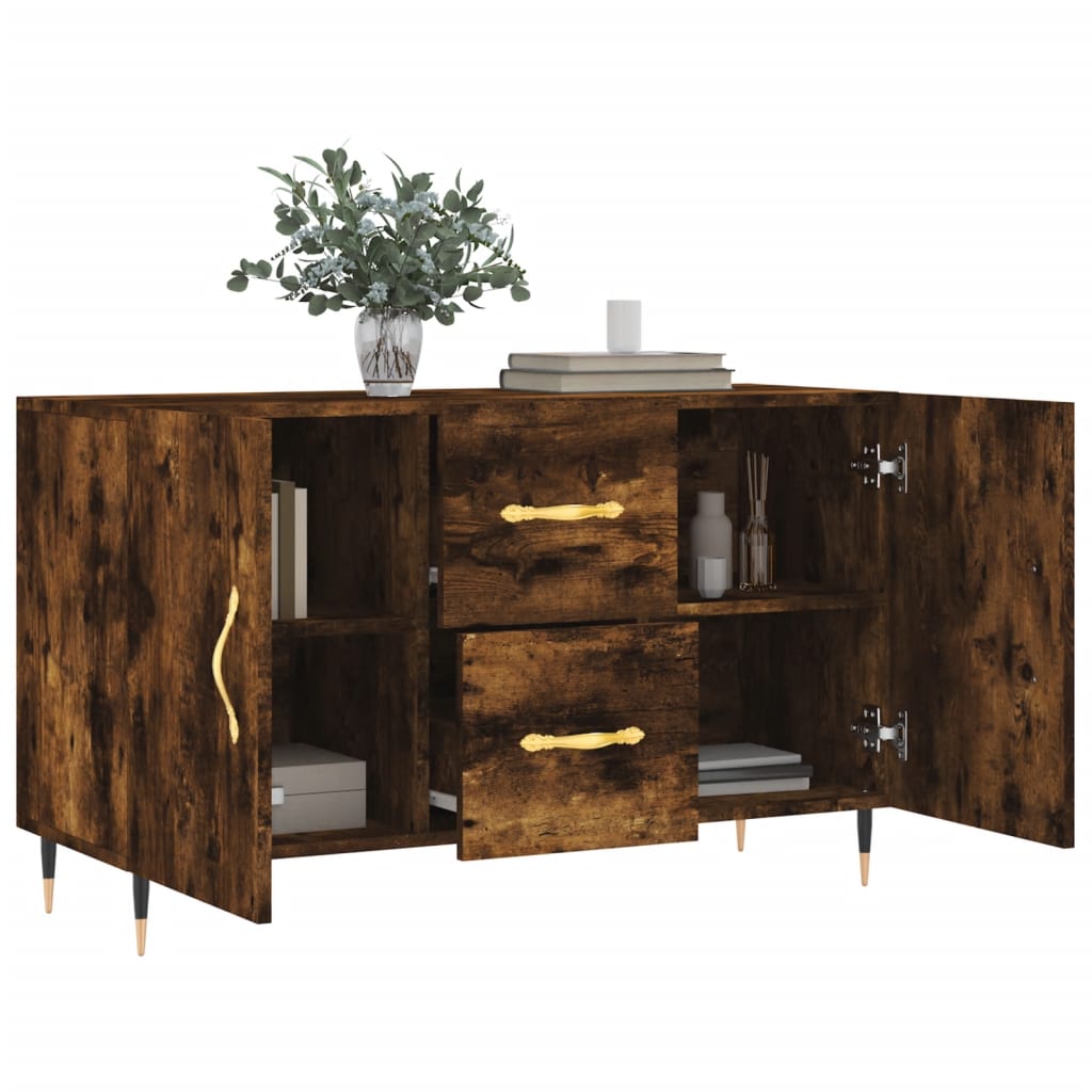 Sideboard Räuchereiche 100x36x60 cm Holzwerkstoff