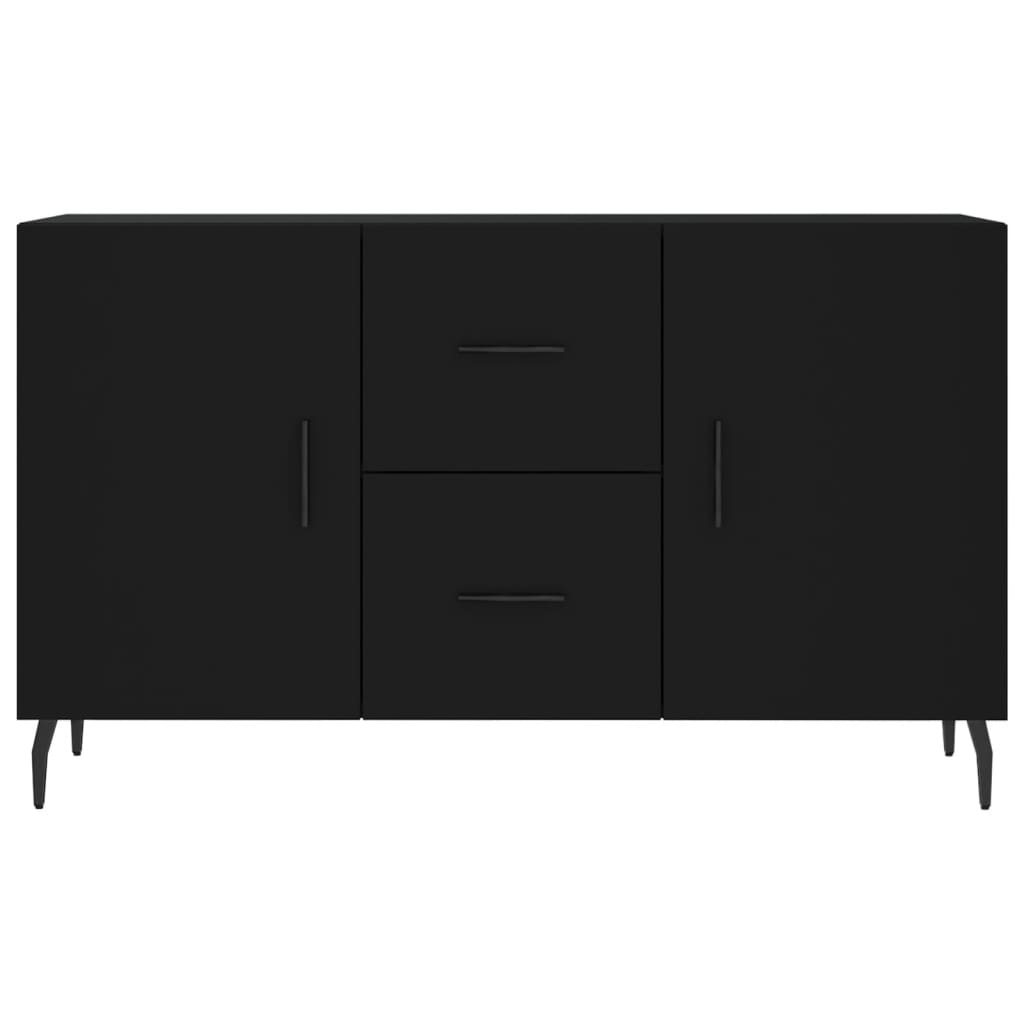 Sideboard Schwarz 100x36x60 cm Holzwerkstoff