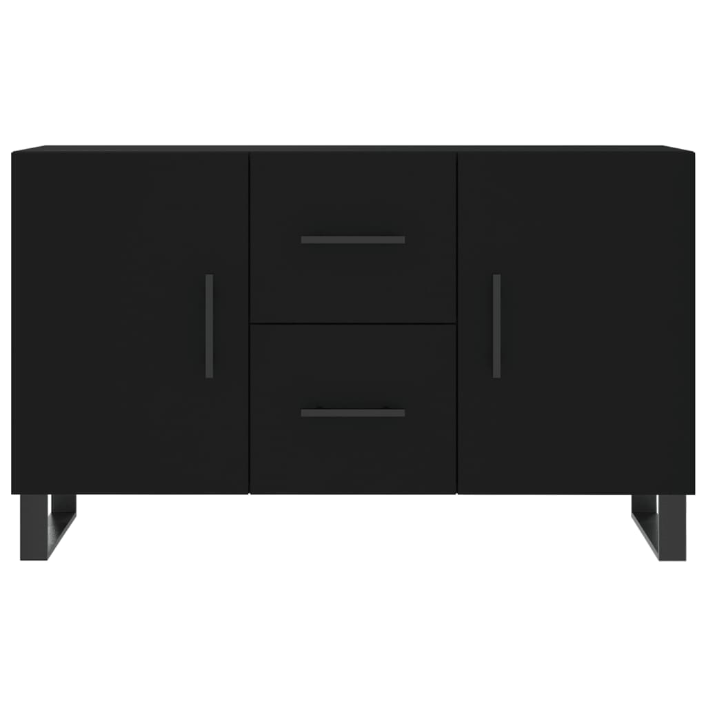 Sideboard Schwarz 100x36x60 cm Holzwerkstoff