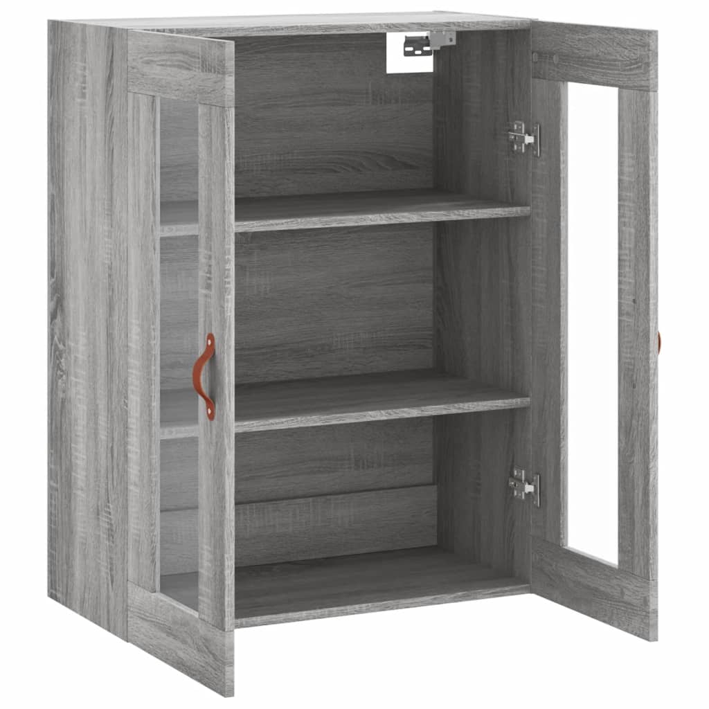 Wandschrank Grau Sonoma 69,5x34x90 cm