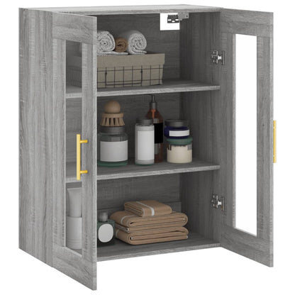 Wandschrank Grau Sonoma 69,5x34x90 cm