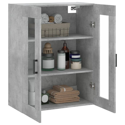 Wandschrank Betongrau 69,5x34x90 cm