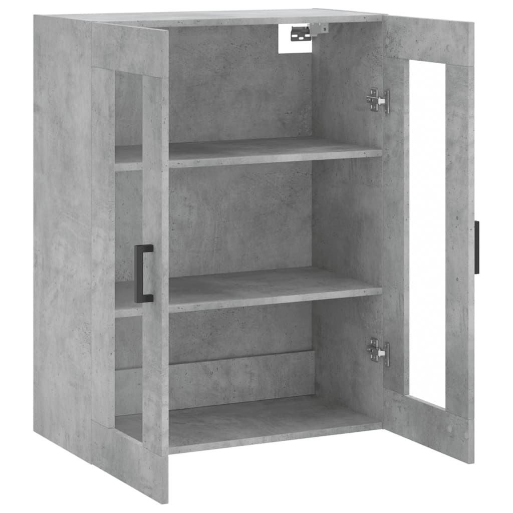 Wandschrank Betongrau 69,5x34x90 cm