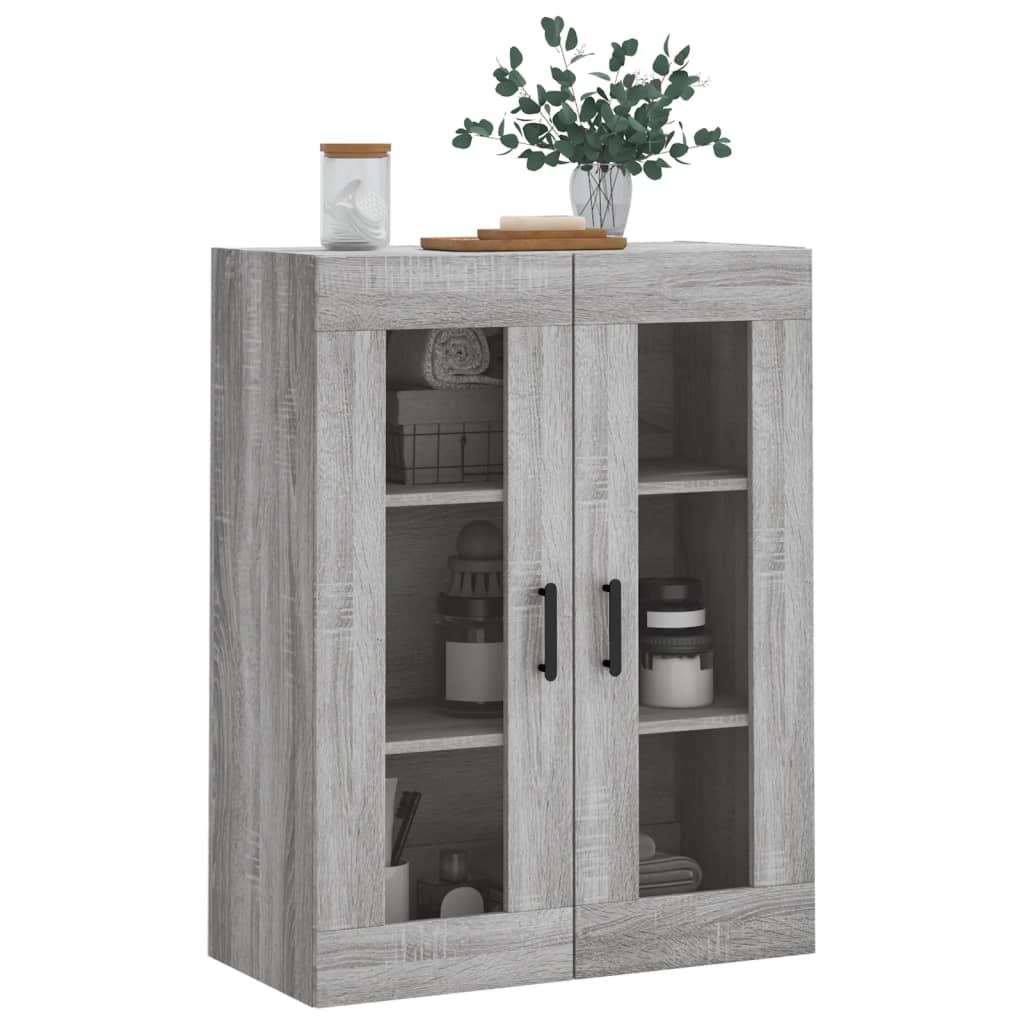 Wandschrank Grau Sonoma 69,5x34x90 cm